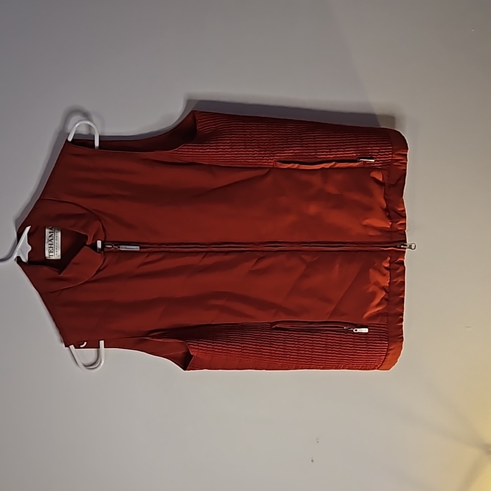 TEHAMA Nancy Haley Red Vest Small